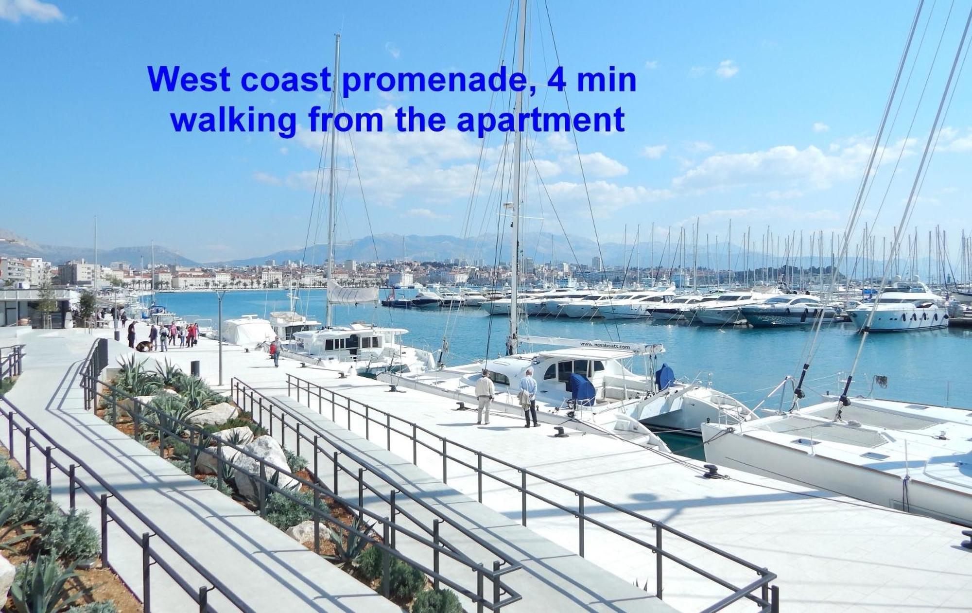 Beachfront Apartment Milan, With Balcony Split Exterior photo